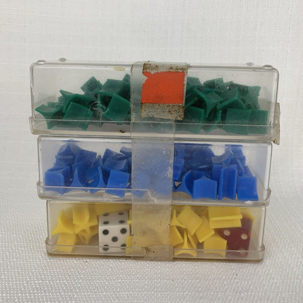 Risk Parker Brothers 1968 Vtg Board Game Cards Plastic Pieces Replacement Parts